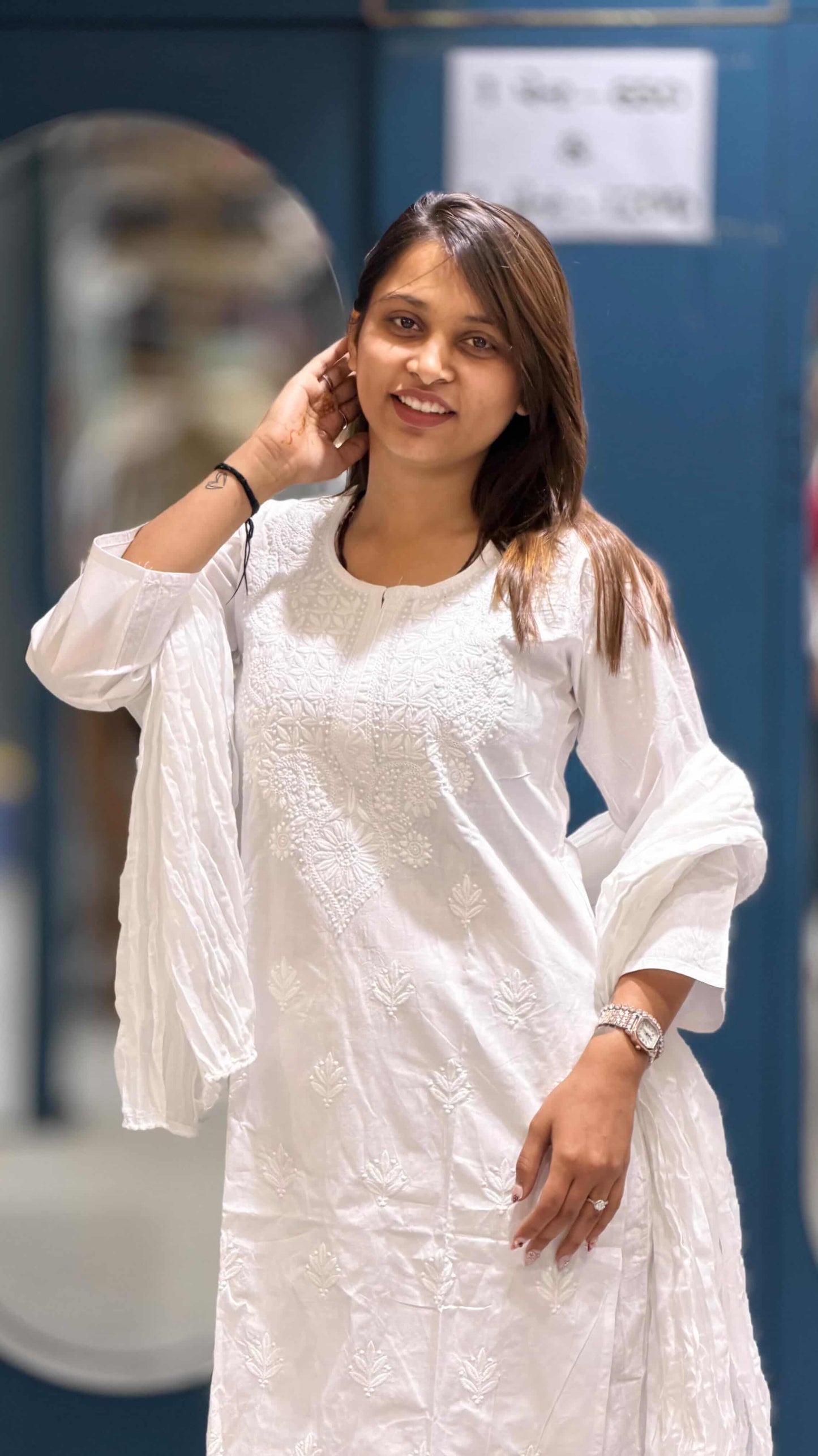 SHAGUN FASHION Cotton Kurta Set with Subtle Embroidery | Classic Ethnic Wear for Women