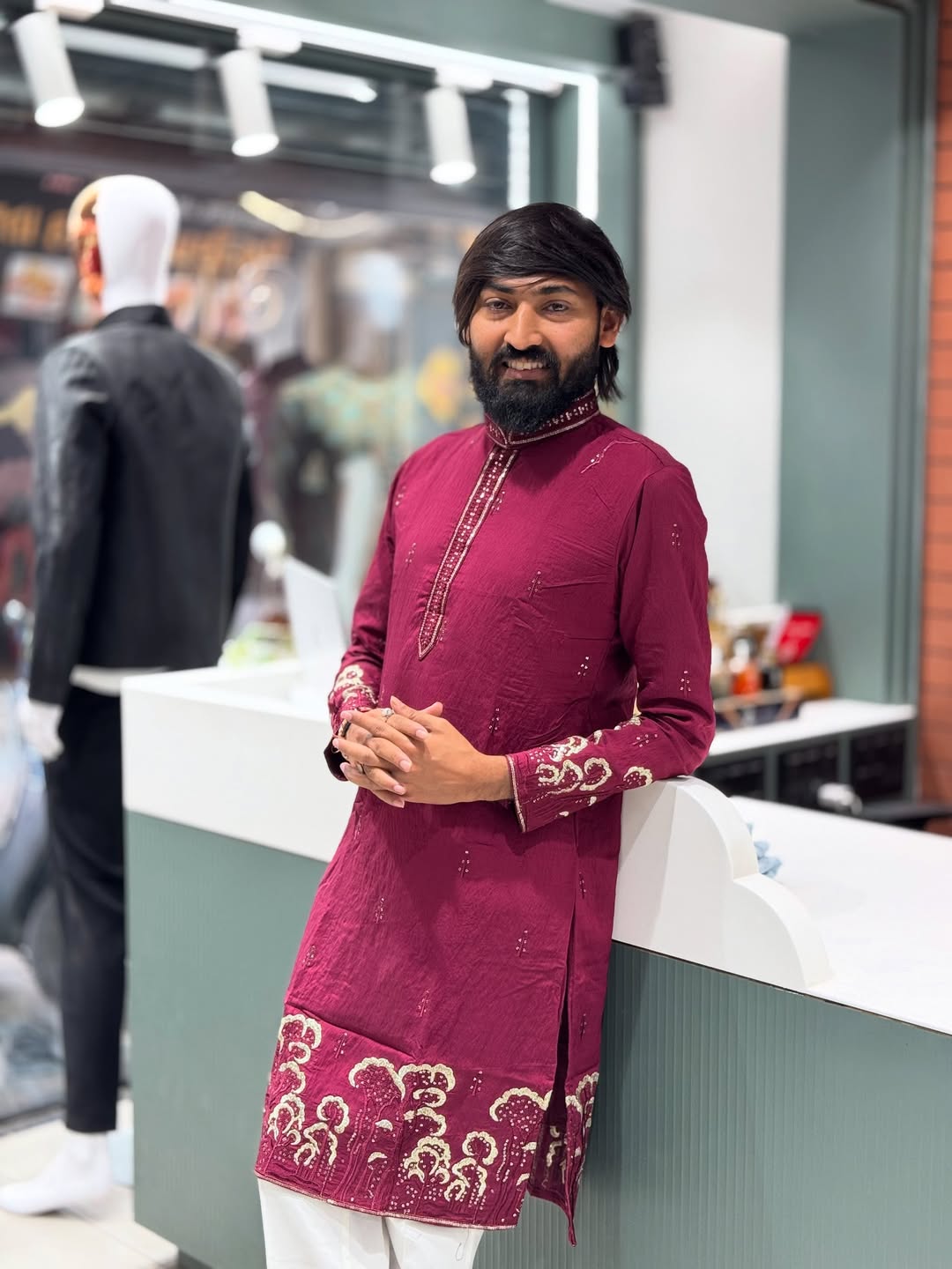 SHAGUN FASHION Embroidered Kurta Set for Men | Festive & Traditional Wear