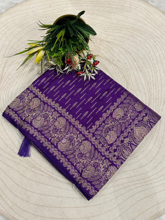 Affordable Silk Saree with Vivid Work – Elegant Silk Fabric and Stunning Designs ✨🌸