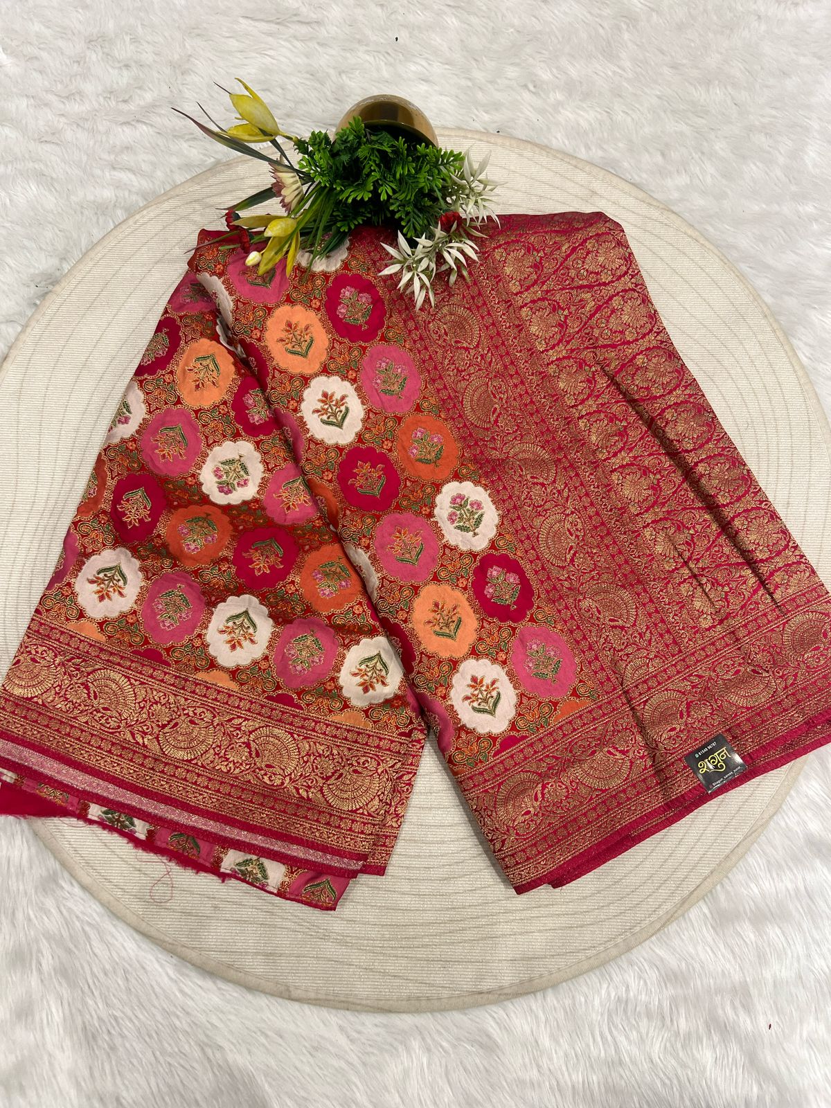 โจ Designer Pure Silk Saree with Heavy Pallu & Elegant Work ๐ซ | Wedding & Festive Special ๐