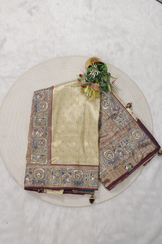 π Royal Madurai Silk Saree β¨ | Heavy Jardoshi & Mirror Work π | Latkan & Designer Pallu π | Pure Luxury Ethnic Wear π