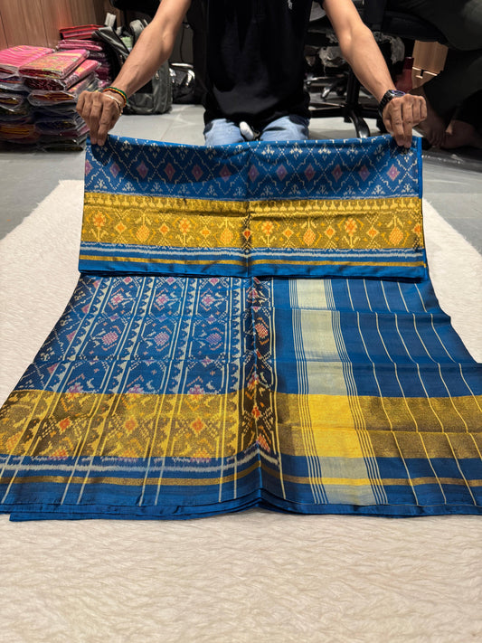 🌈 Pure Silk Rajkoti Patola Saree | Lightweight & Royal Look 👑 | Festive Elegance 🇮🇳