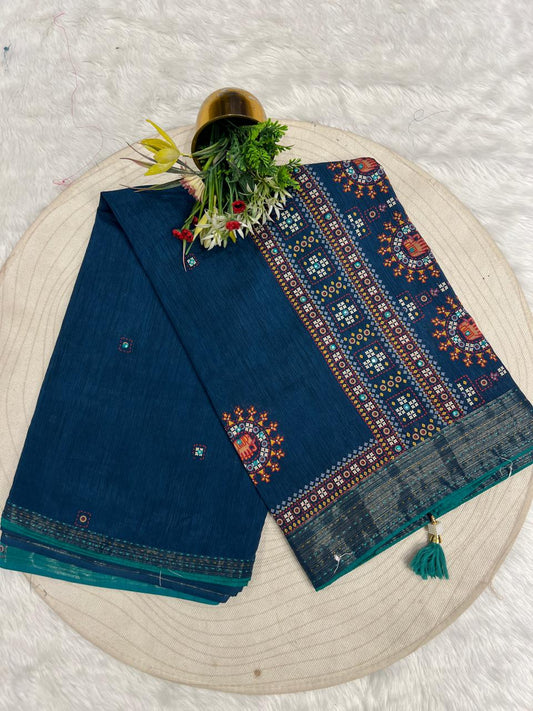 ✨ Pure Tissue Silk Saree with Jari Work & Patola Mirror Design 💎 | Royal Traditional Look 👑 | Trending Ethnic Wear Gujarat 🇮🇳