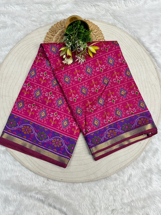 ✨Surti Patola Silk Saree 👑 | Lightweight & Luxurious 🪶 | Traditional Gujarati Heritage 🇮🇳 | Perfect for Wedding & Festive Wear 💃