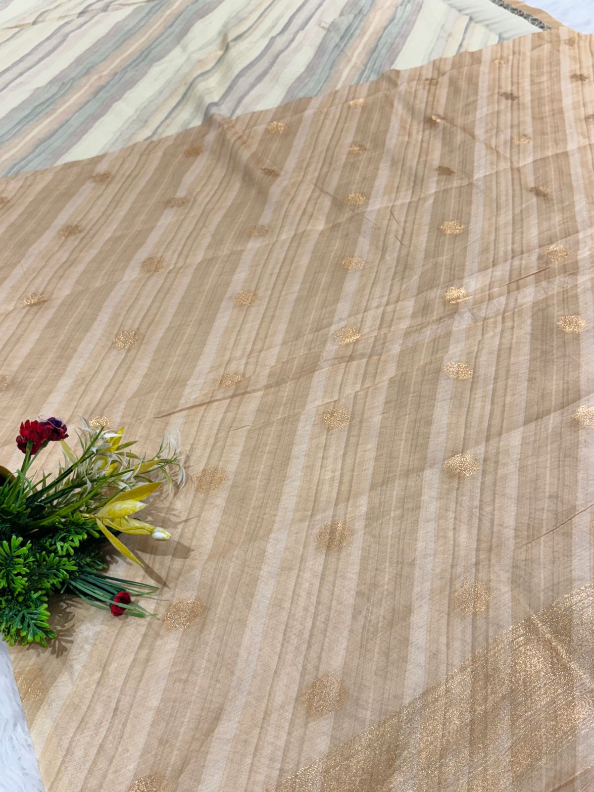 Luxury Organza Saree with Heavy Jari Work β¨ | Silky Tissue Designer Saree at βΉ1850 | Shagun Sarees & Zankhi Boutique