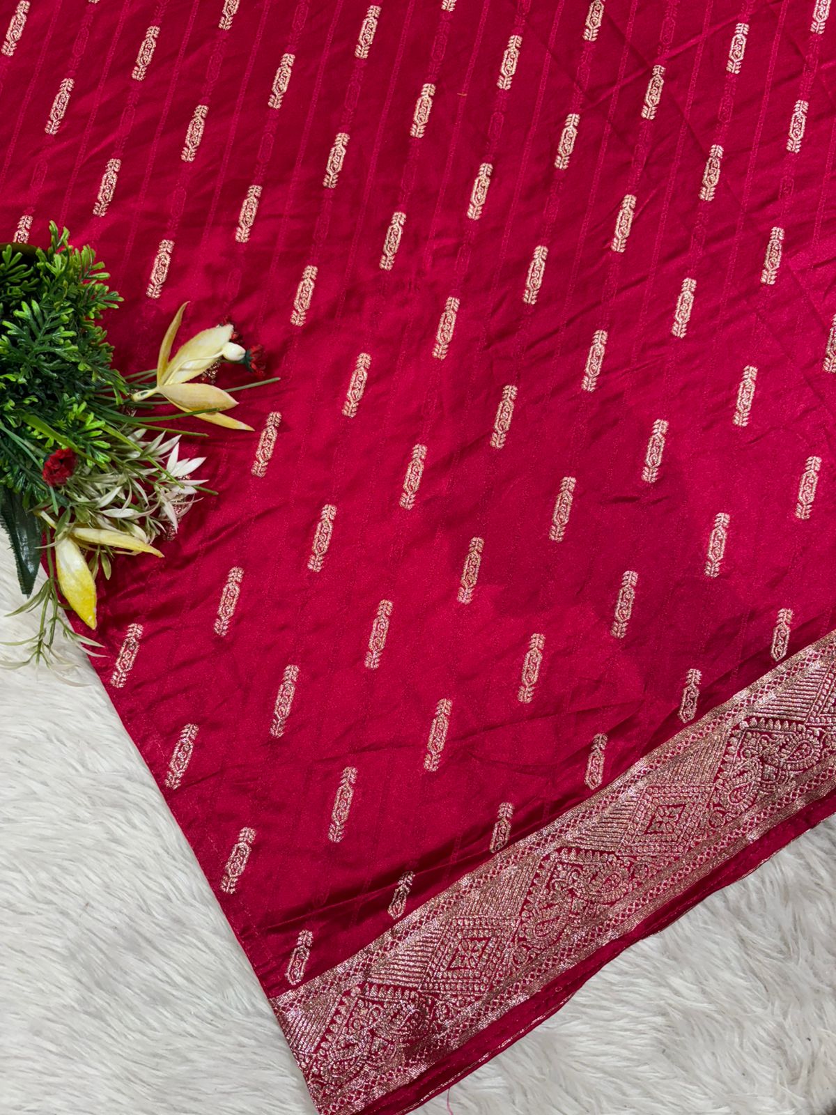 Banarasi Silk Saree for Women ✨ | Traditional Saree with Zari Work & Tassel Pallu | Shagun Sarees Exclusive