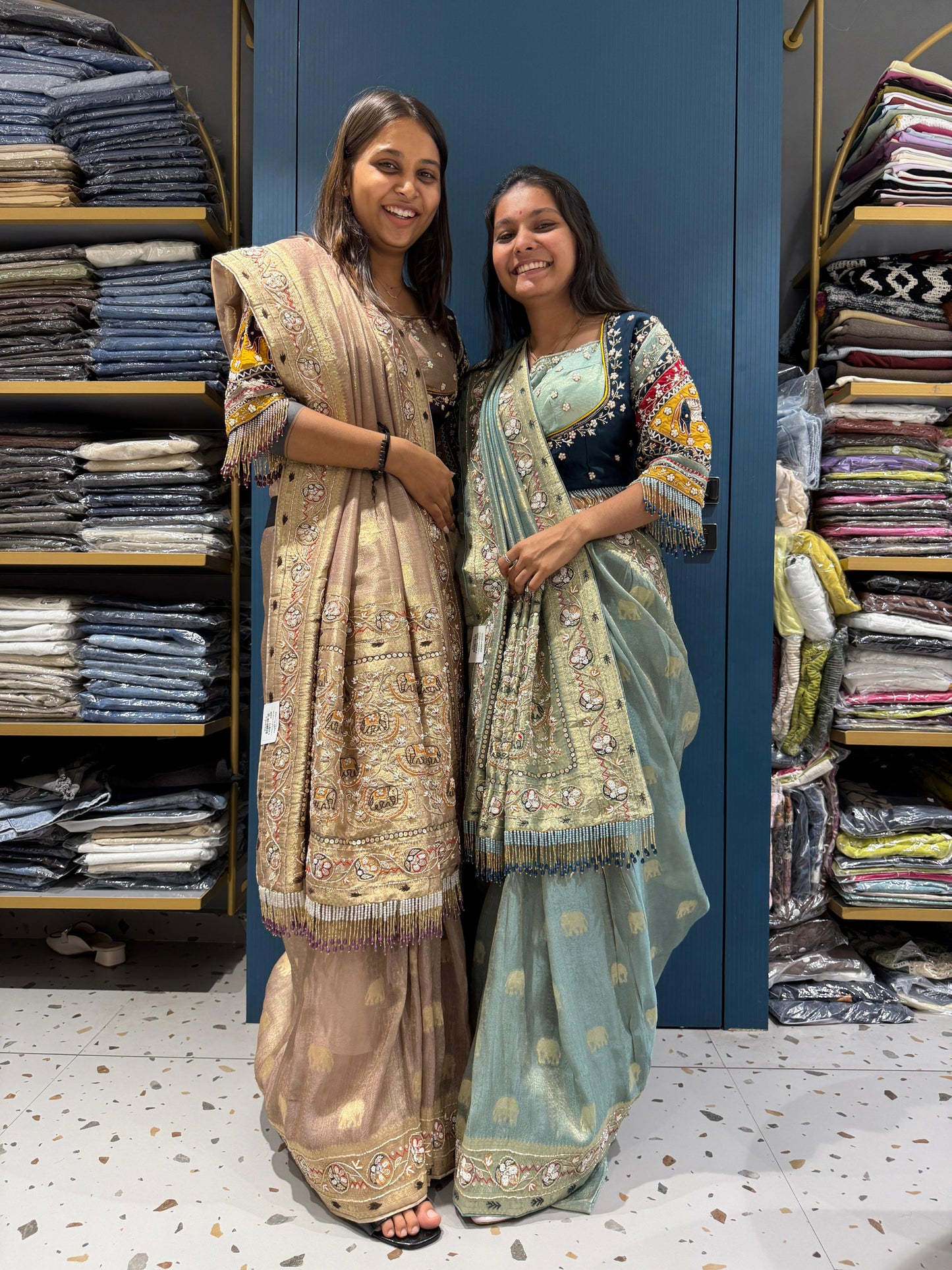 Designer Heavy Work Saree with Readymade Blouse for Wedding & Party π« | Shagun Sarees by Zankhi Boutique