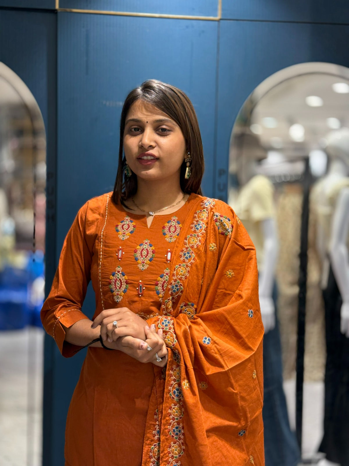 SHAGUN FASHION Embroidered Kurta Set with Dupatta