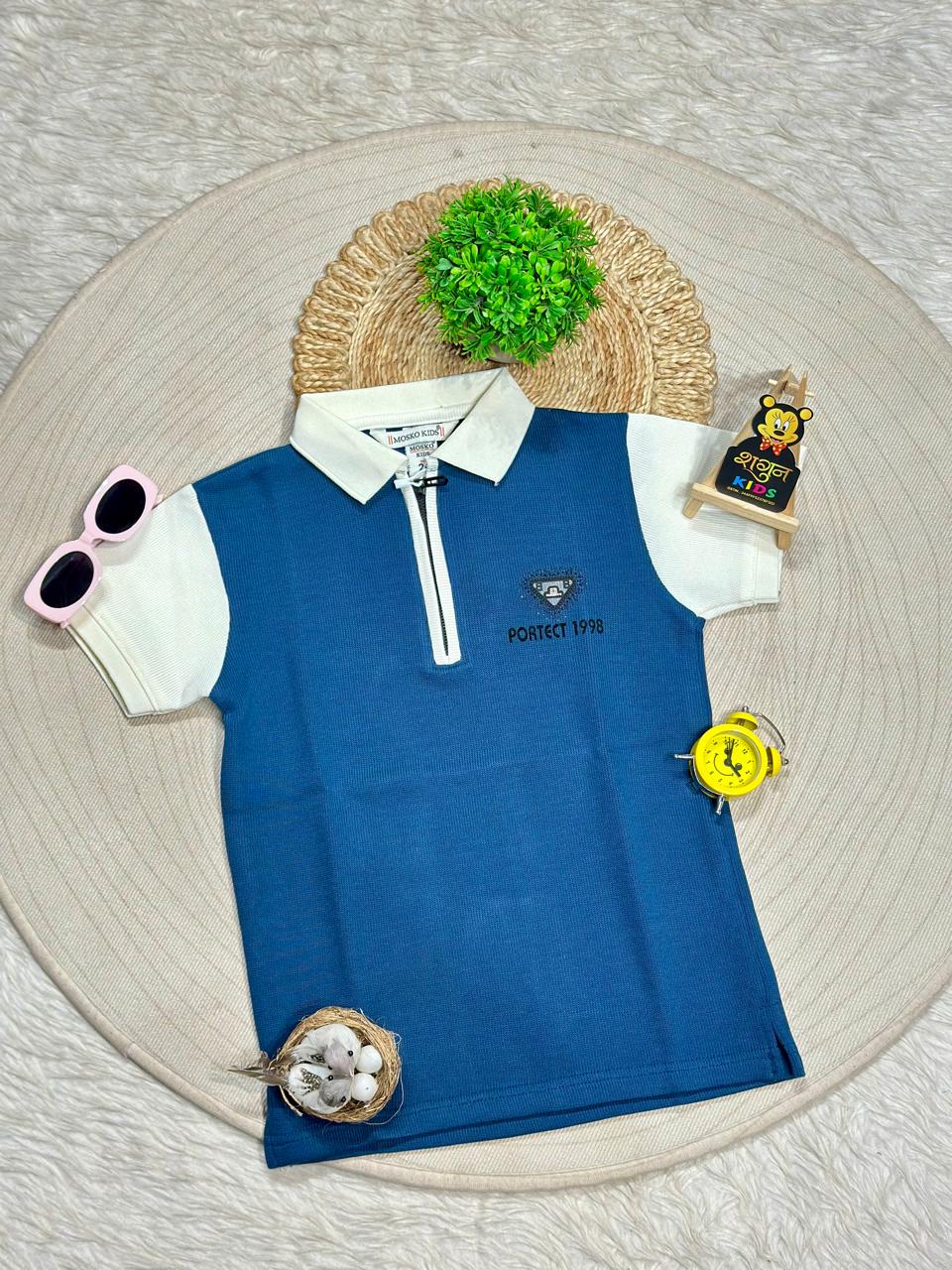 Stylish Kids Collar T-Shirt Collection by SHAGUN FASHION