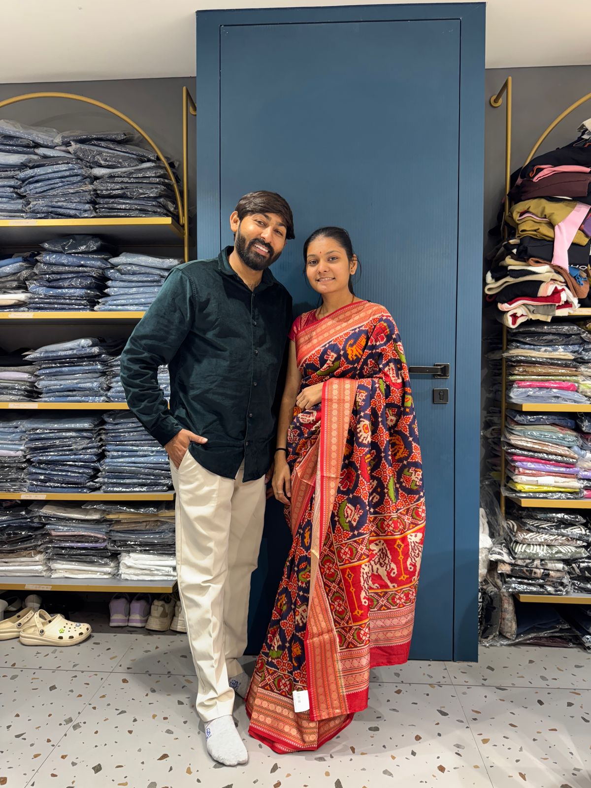 🐦 Double Ikat Patola Saree with Animal & Bird Designs | Affordable Traditional Elegance at ₹2050 🦁