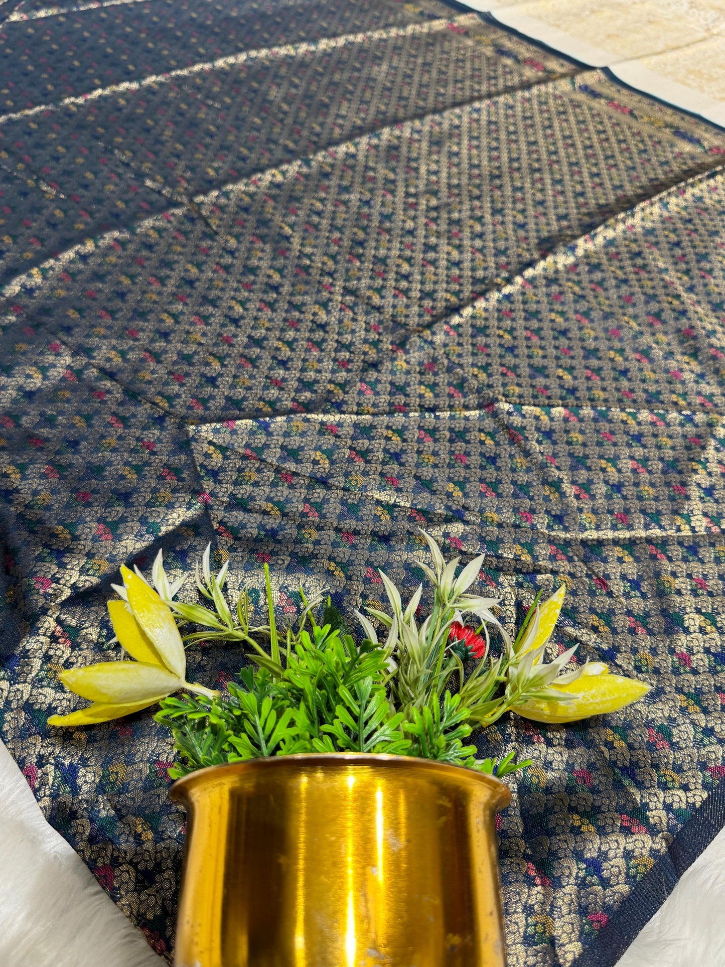 β¨ Elegant Dual-Tone Kanjivaram Silk Saree with Designer Pallu | Traditional Yet Trendy π