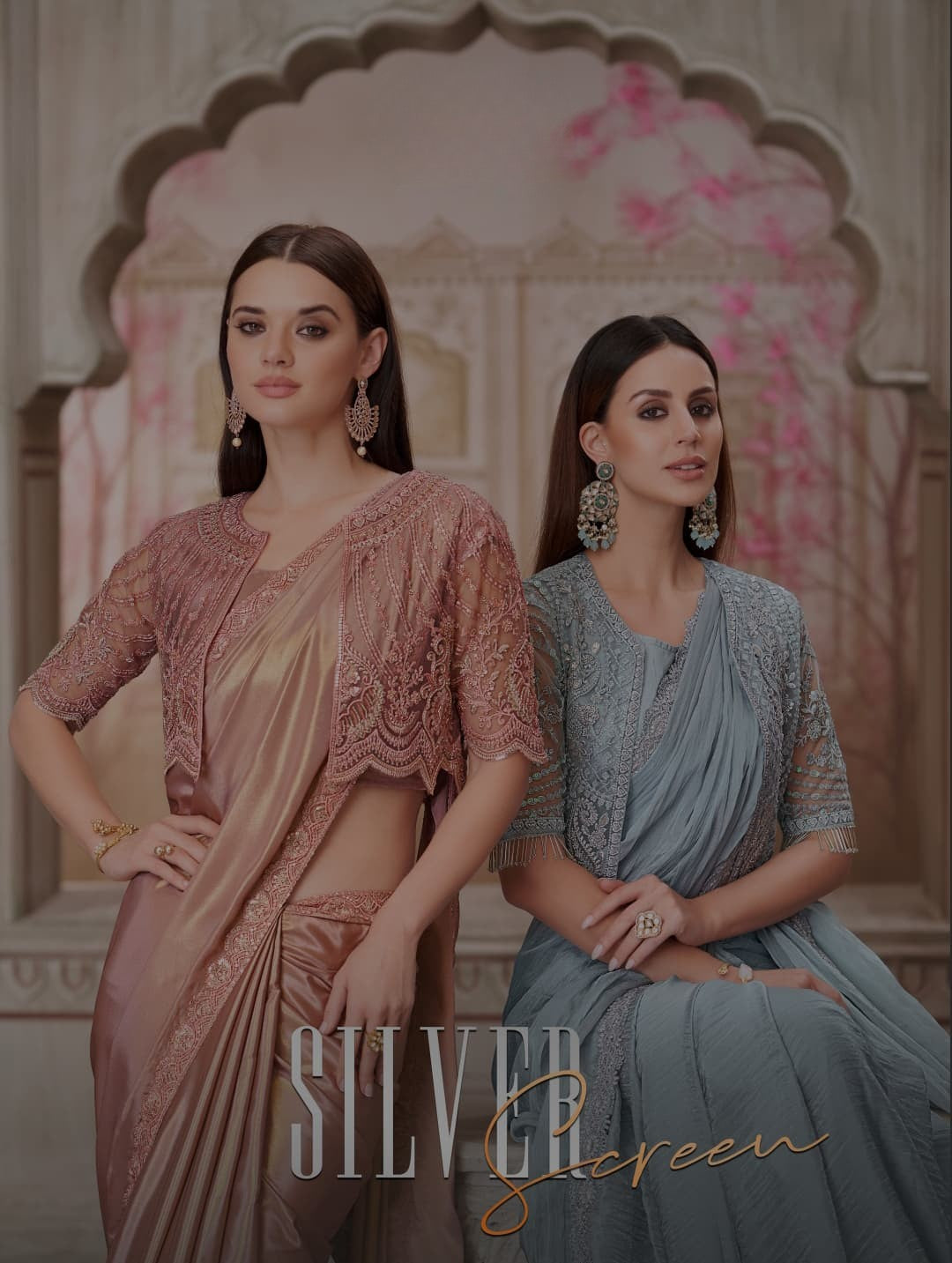 Pure Organza Party Wear Saree with Embroidered Shrug β¨ | Fancy Designer Saree for Weddings & Functions | Shagun Fashion Exclusive | Unstitched Blouse π