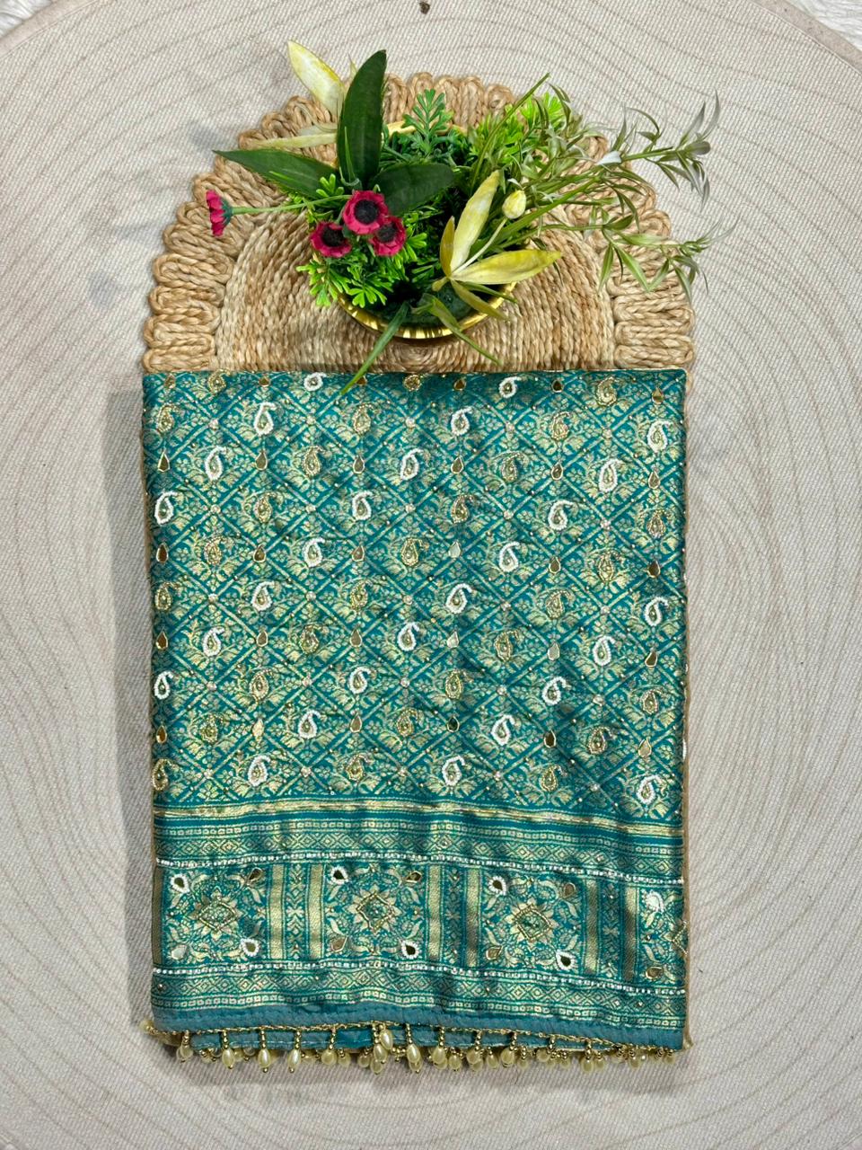 Experience Royal Grace with the Stunning Saree from SHAGUN FASHION