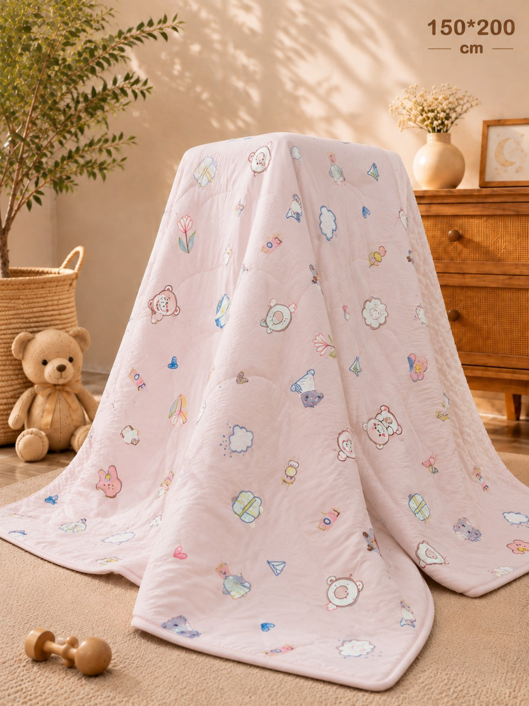 SHAGUN FASHION Premium Super Soft Kids AC Dohar & Quilted Blanket Blanket (150×200 cm) | Exclusively on zankhi.in