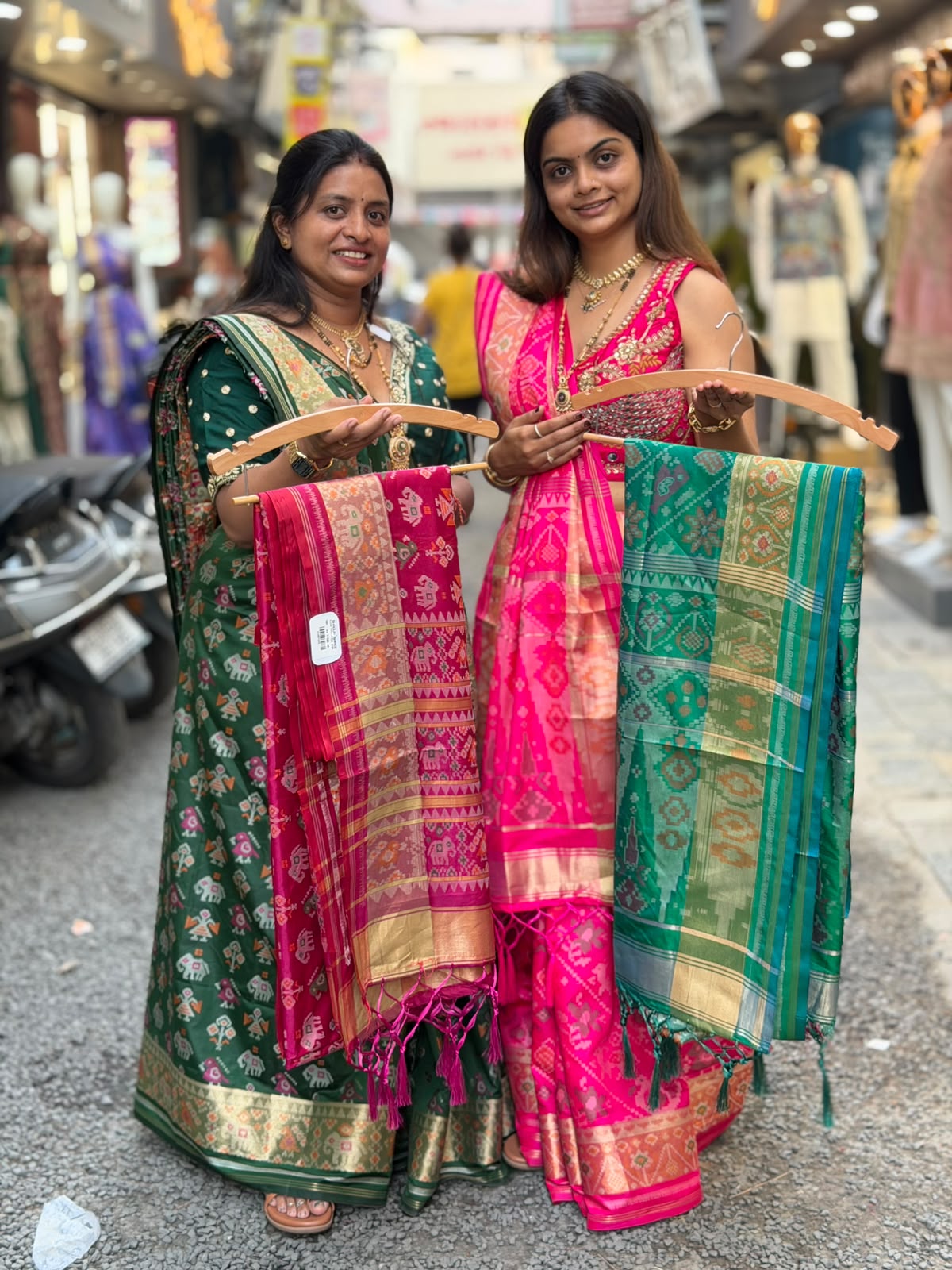 SHAGUN FASHION Premium Traditional Patola Print Silk Saree Collection โ Exclusively on zankhi.in