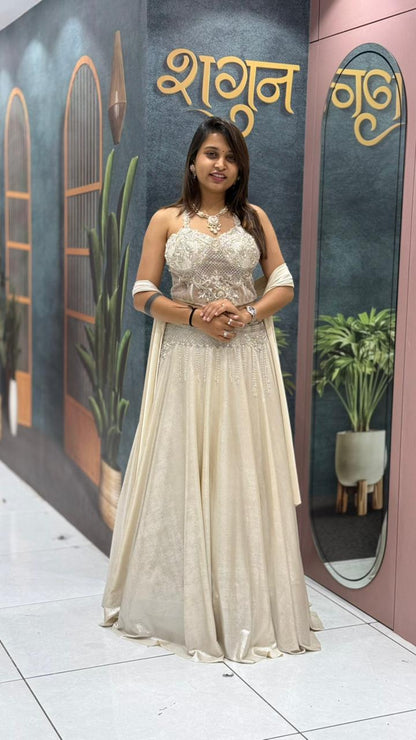Elegant Embroidered Lehenga Choli Set with Dupatta | Party Wear & Wedding Collection