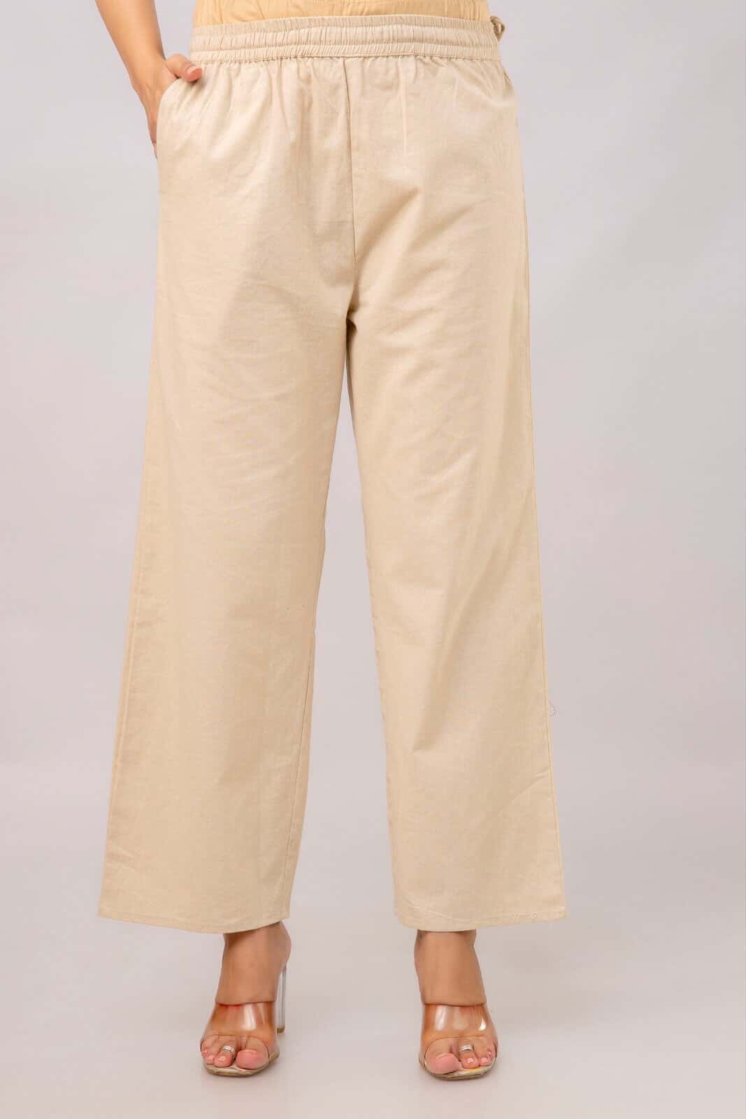 SHAGUN FASHION Classic Straight Palazzo Pants for Women | Comfortable Daily & Ethnic Wear (Multi-Color)