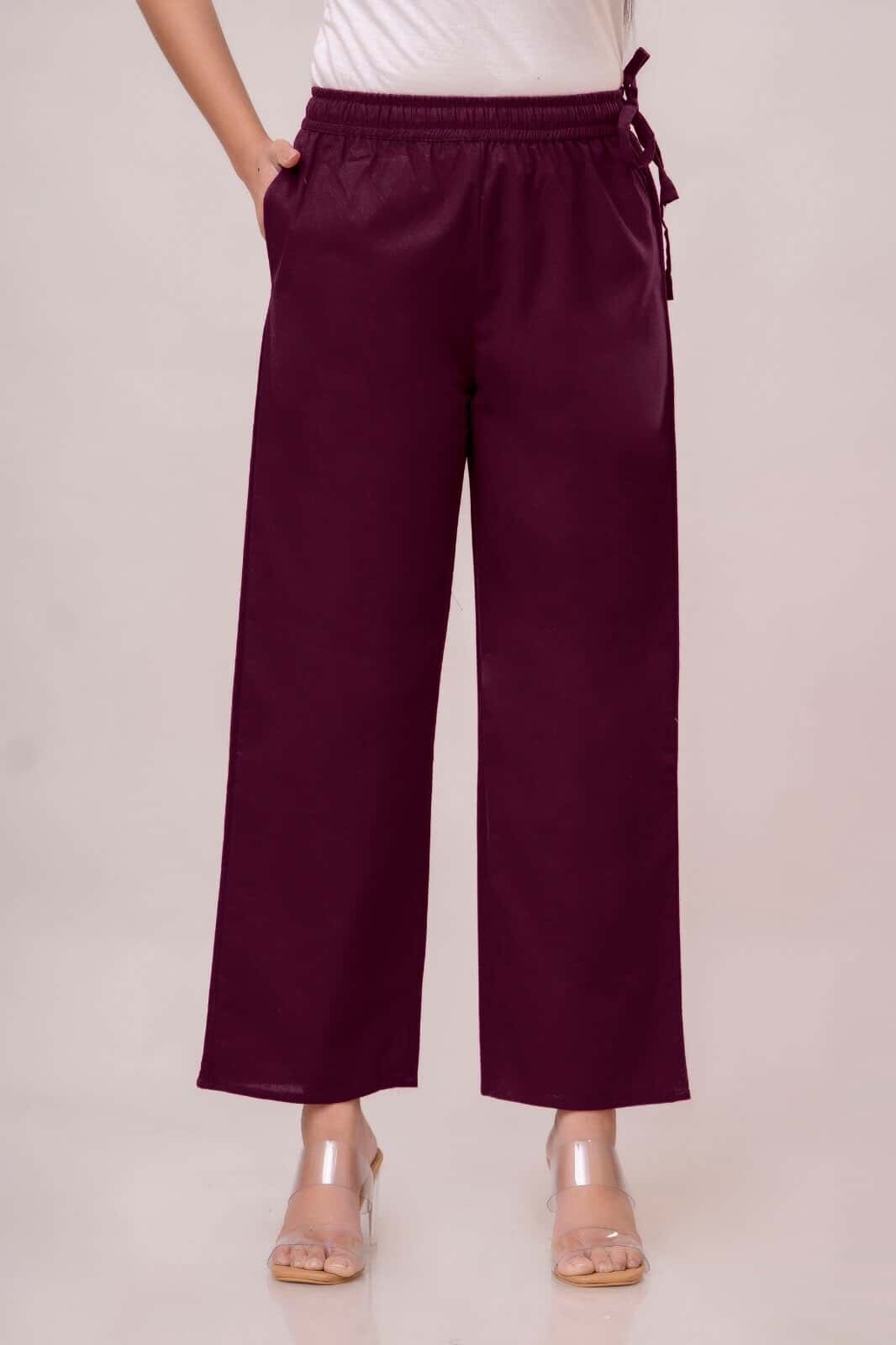 SHAGUN FASHION Classic Straight Palazzo Pants for Women | Comfortable Daily & Ethnic Wear (Multi-Color)