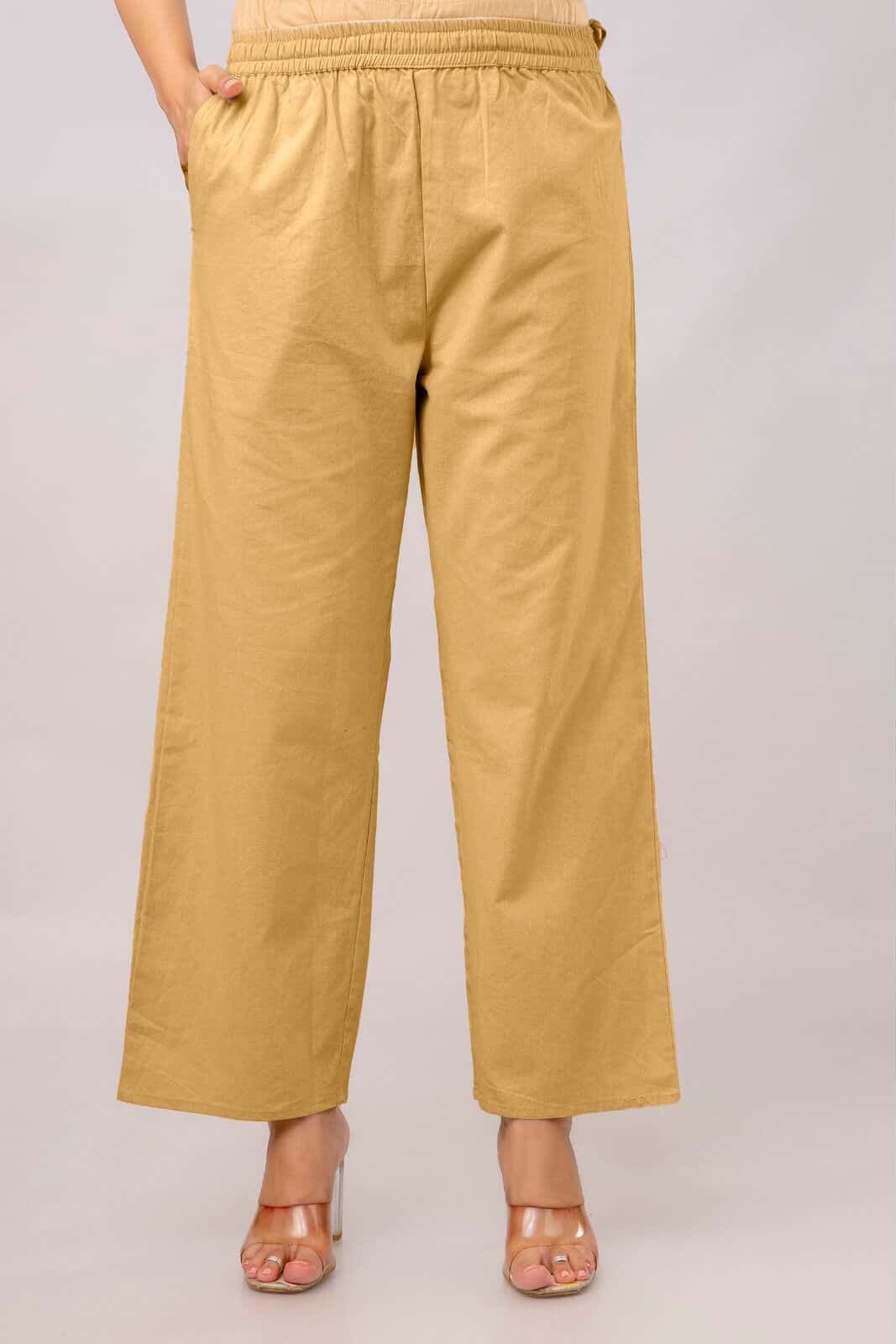 SHAGUN FASHION Classic Straight Palazzo Pants for Women | Comfortable Daily & Ethnic Wear (Multi-Color)