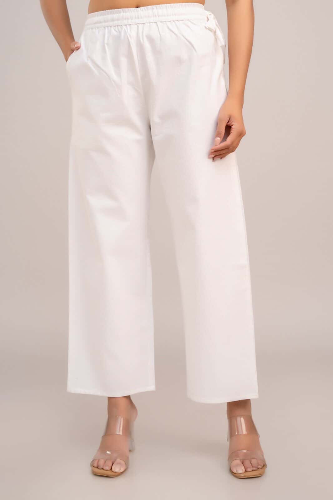 SHAGUN FASHION Classic Straight Palazzo Pants for Women | Comfortable Daily & Ethnic Wear (Multi-Color)