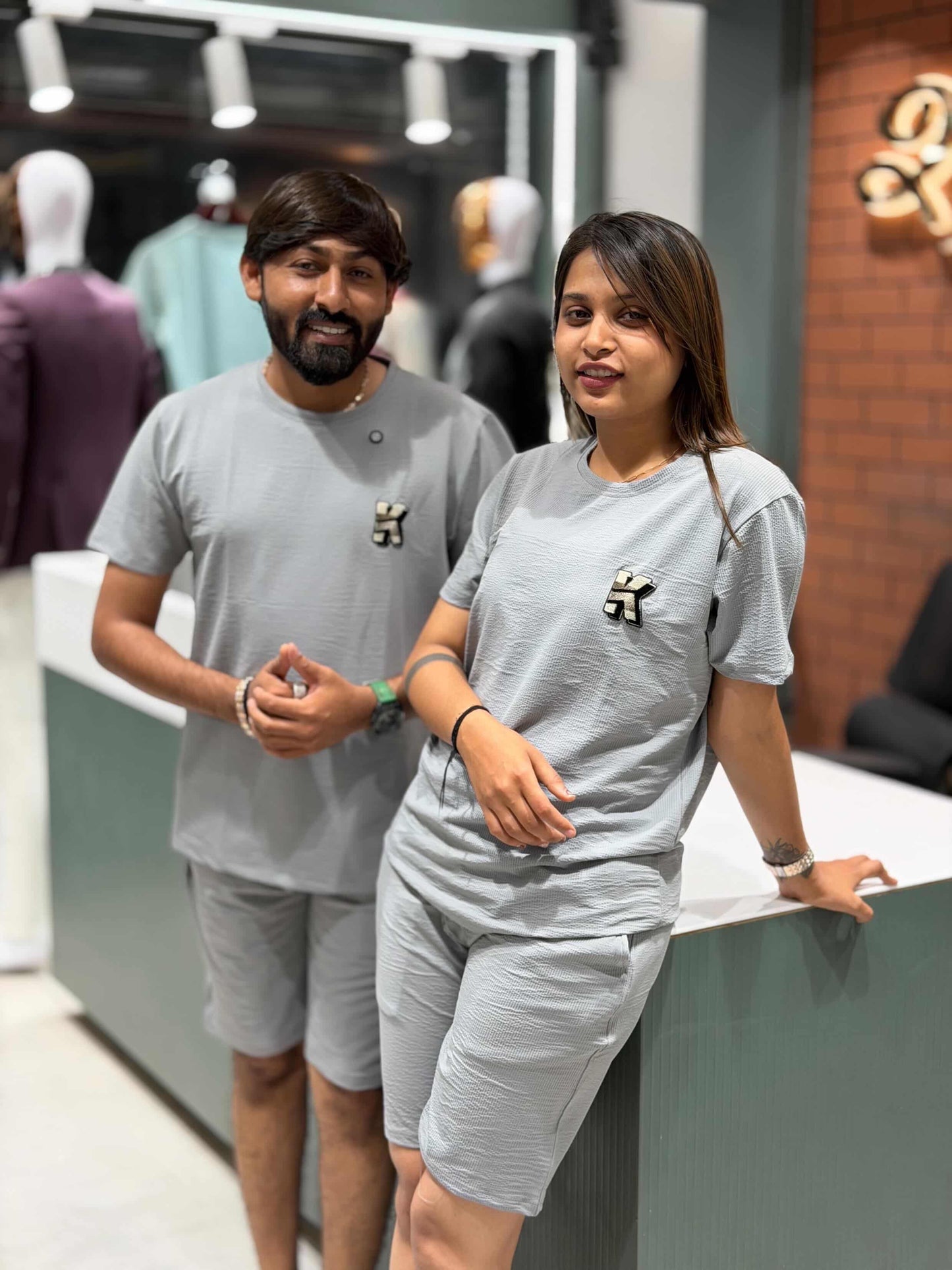 SHAGUN FASHION Couple Night Combo Set | Soft tensile Matching Nightwear for Men & Women