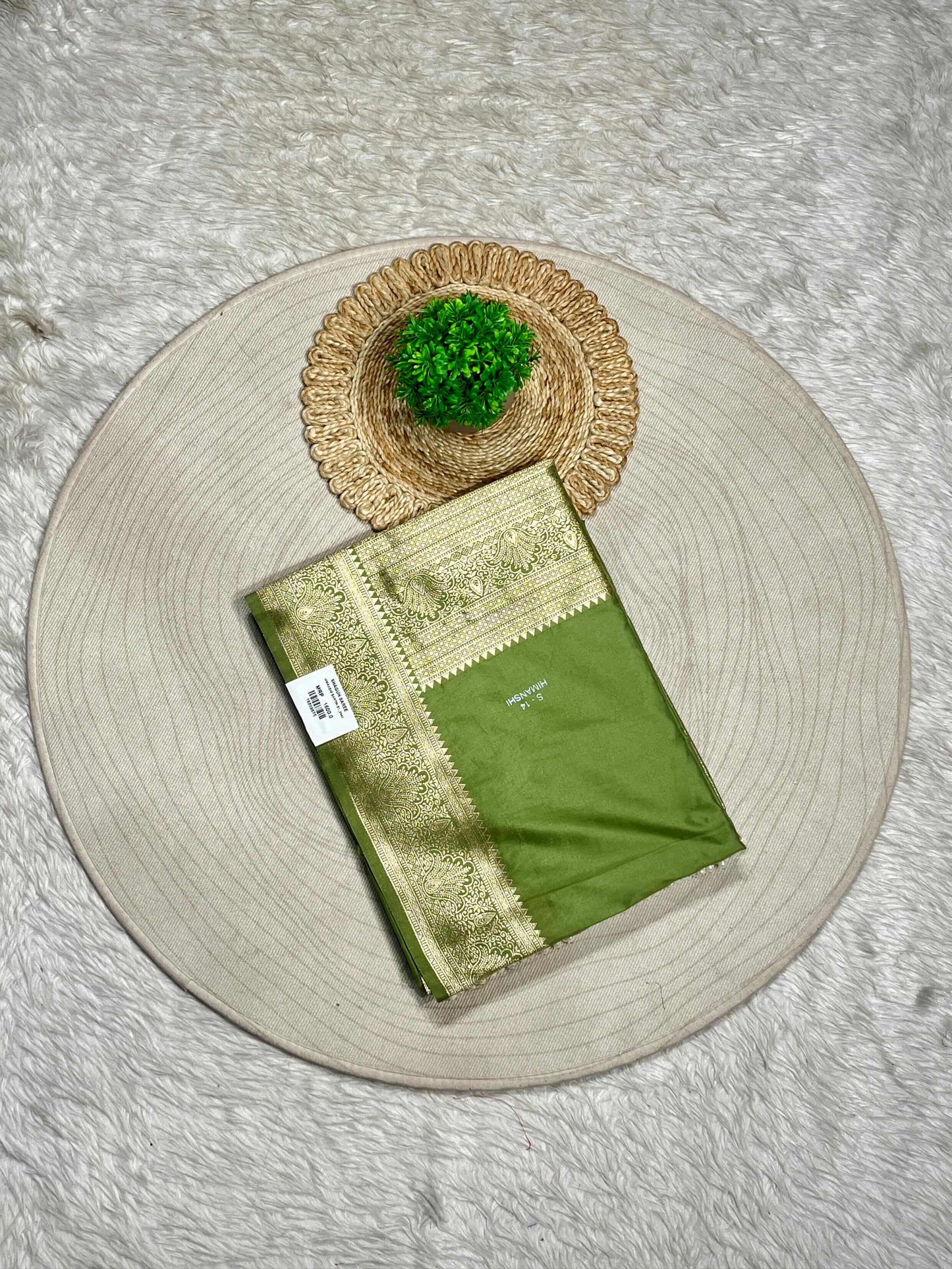 Silk Zari Border Saree with Butti Work | Festive Banarasi Style by SHAGUN FASHION