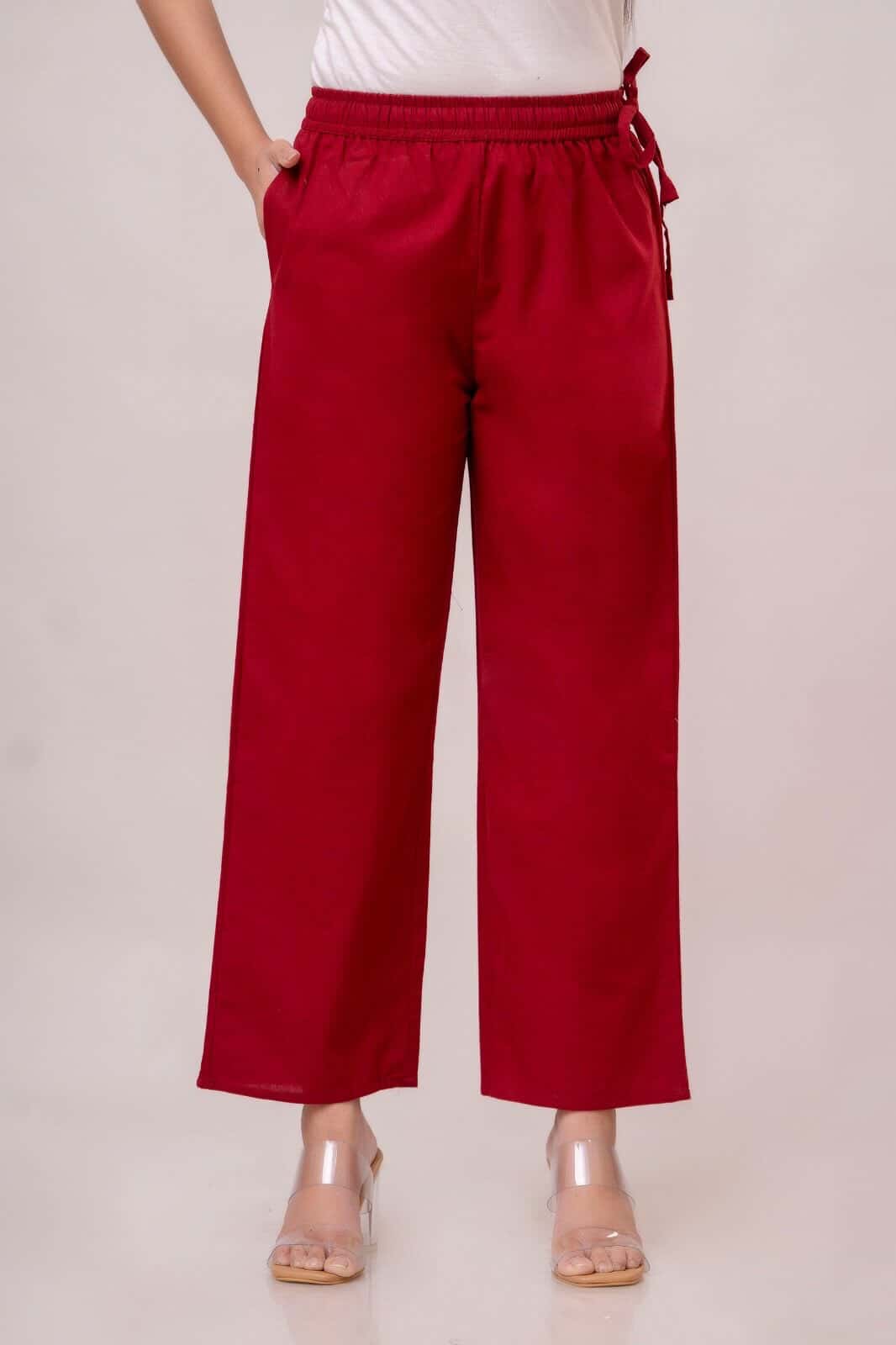 SHAGUN FASHION Classic Straight Palazzo Pants for Women | Comfortable Daily & Ethnic Wear (Multi-Color)