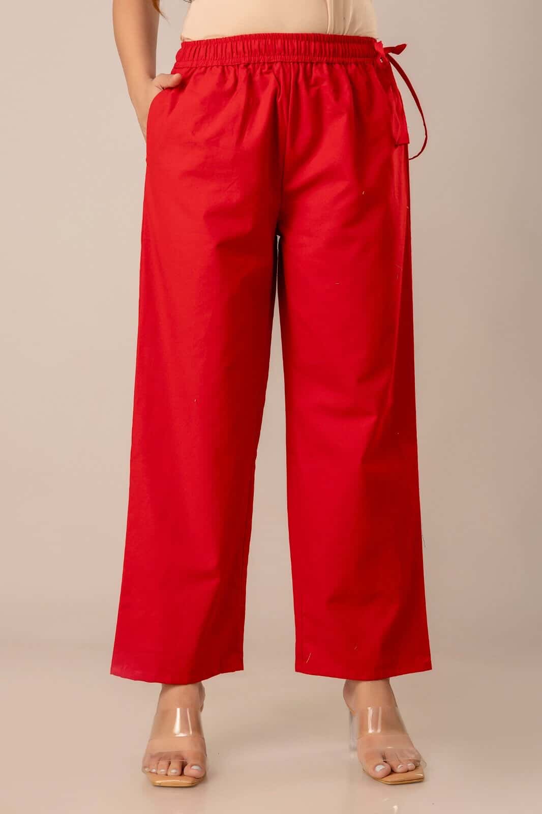 SHAGUN FASHION Classic Straight Palazzo Pants for Women | Comfortable Daily & Ethnic Wear (Multi-Color)