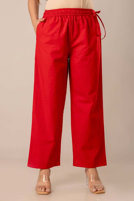 SHAGUN FASHION Classic Straight Palazzo Pants for Women | Comfortable Daily & Ethnic Wear (Multi-Color)