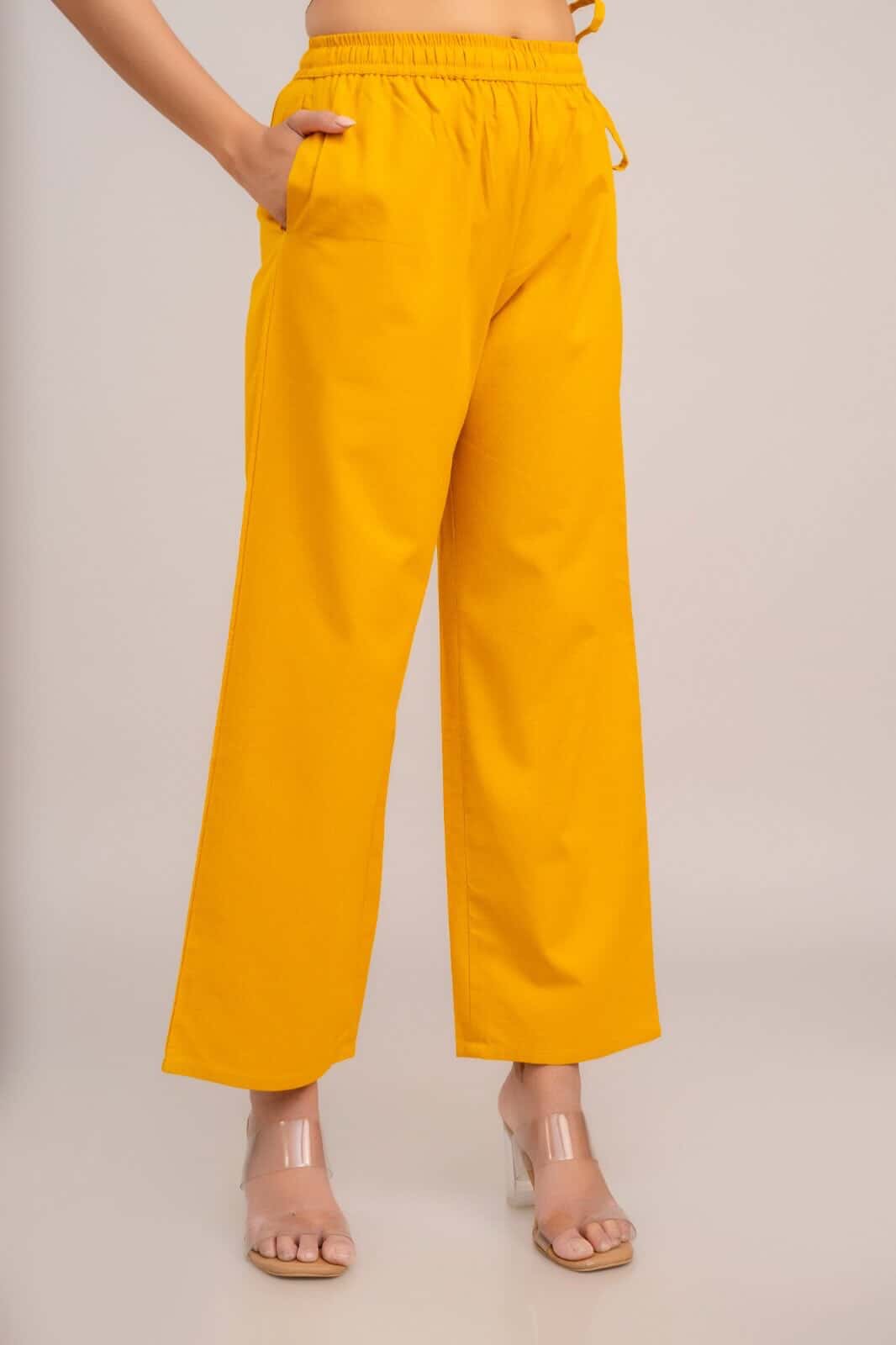 SHAGUN FASHION Classic Straight Palazzo Pants for Women | Comfortable Daily & Ethnic Wear (Multi-Color)