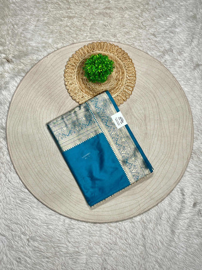 Silk Zari Border Saree with Butti Work | Festive Banarasi Style by SHAGUN FASHION