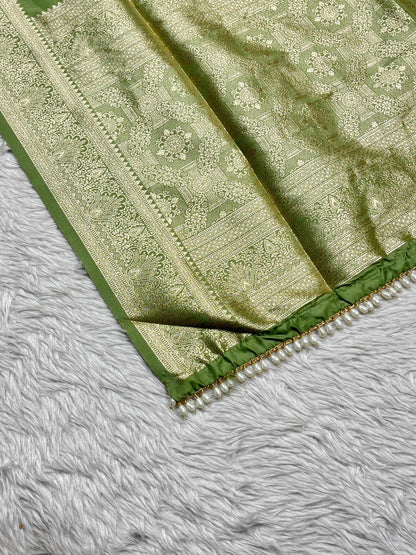 Silk Zari Border Saree with Butti Work | Festive Banarasi Style by SHAGUN FASHION
