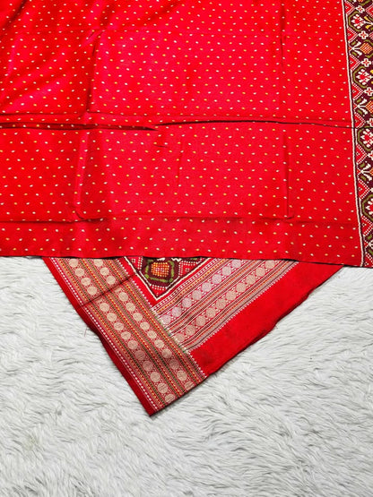 Patola Print Saree with Traditional Border | Festive & Wedding Wear by Shagun Sarees