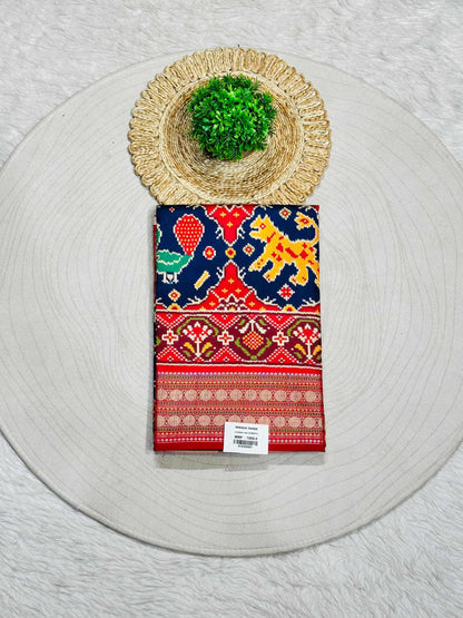 Patola Print Saree with Traditional Border | Festive & Wedding Wear by Shagun Sarees