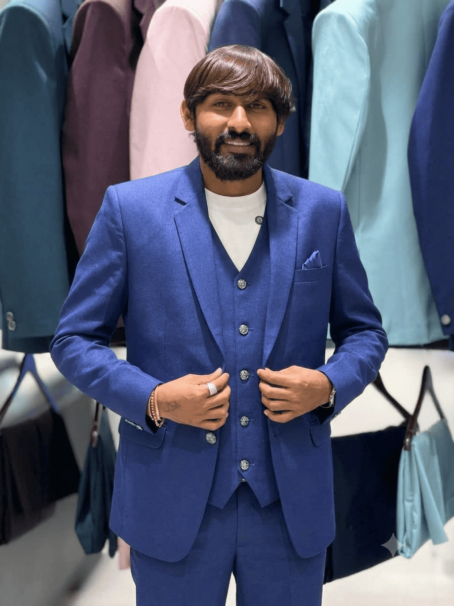 SHAGUN FASHION Premium Designer Men’s 3-Piece Suit Collection