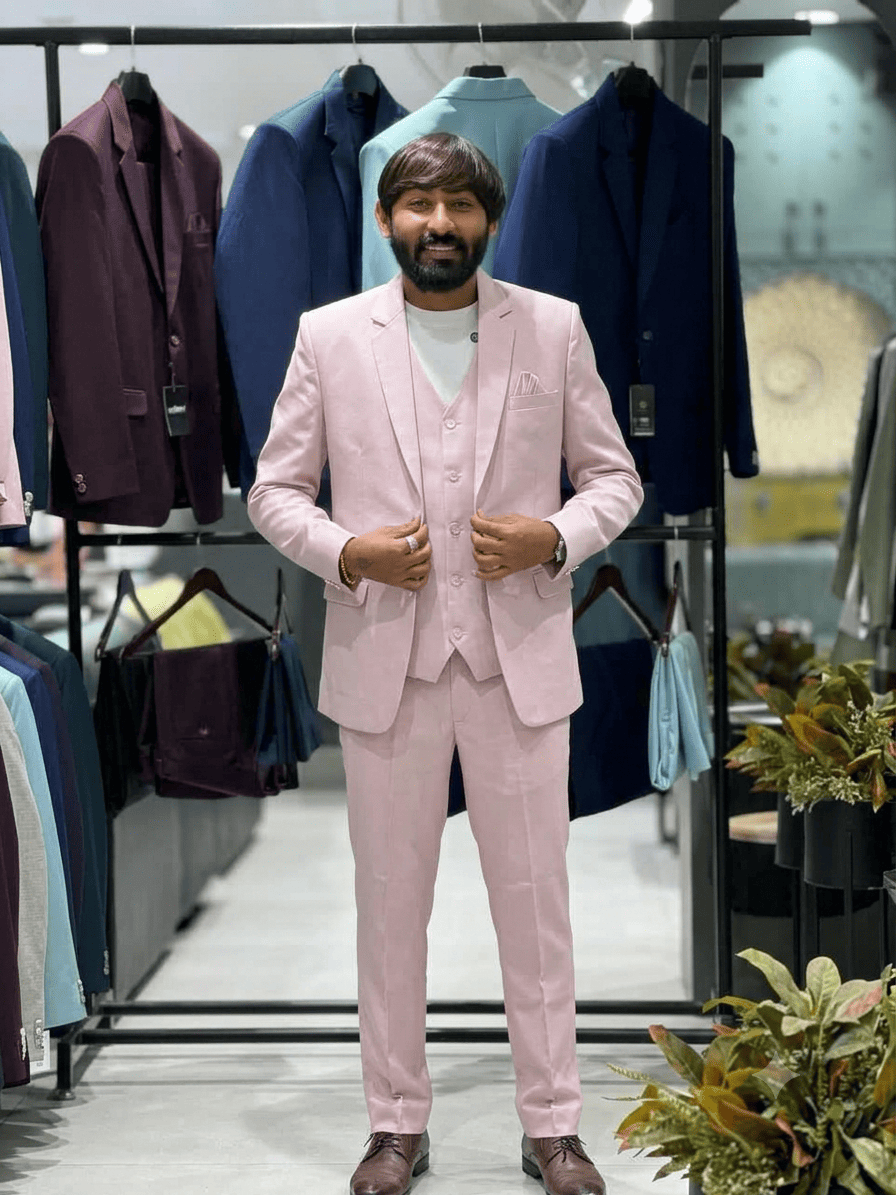 SHAGUN FASHION Premium Designer Men’s 3-Piece Suit Collection
