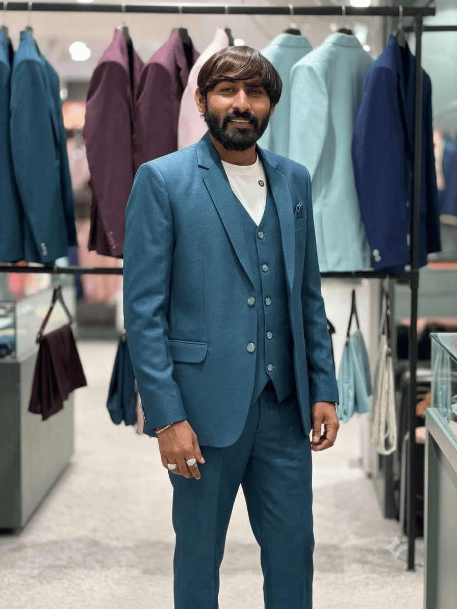 SHAGUN FASHION Premium Designer Men’s 3-Piece Suit Collection