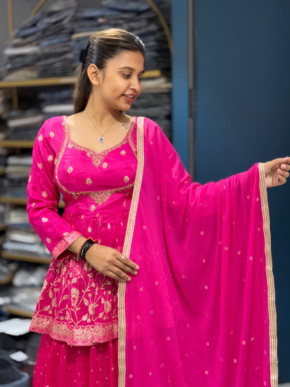 SHAGUN FASHION Royal Embroidered Anarkali Set with Dupatta