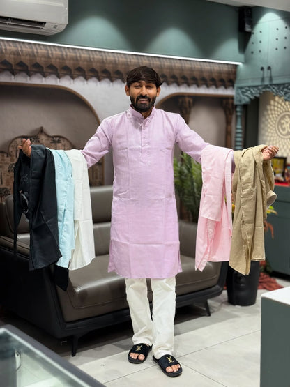 SHAGUN FASHION Cotton Silk Kurta for Men – Classic Festive Wear