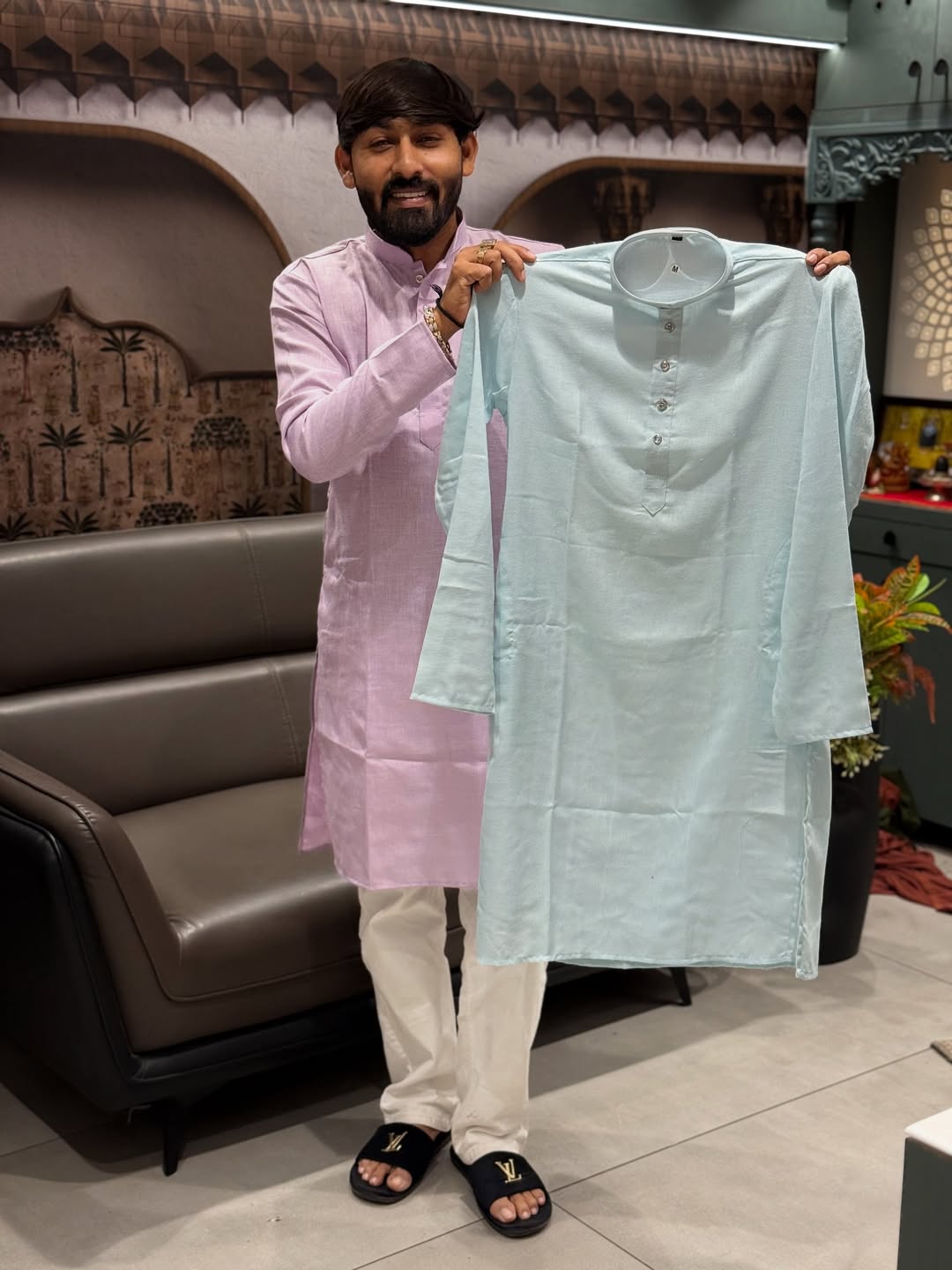 SHAGUN FASHION Cotton Silk Kurta for Men – Classic Festive Wear