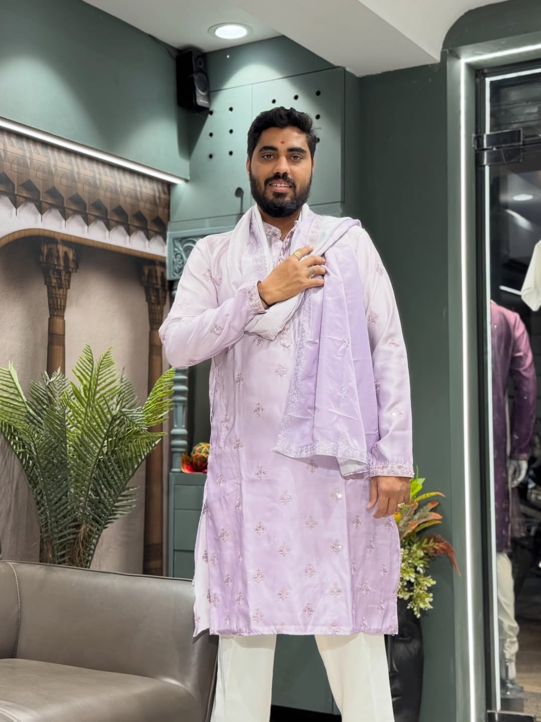 SHAGUN FASHION Royal Embroidered Kurta Set with Dupatta for Men – Festive Ethnic Wear