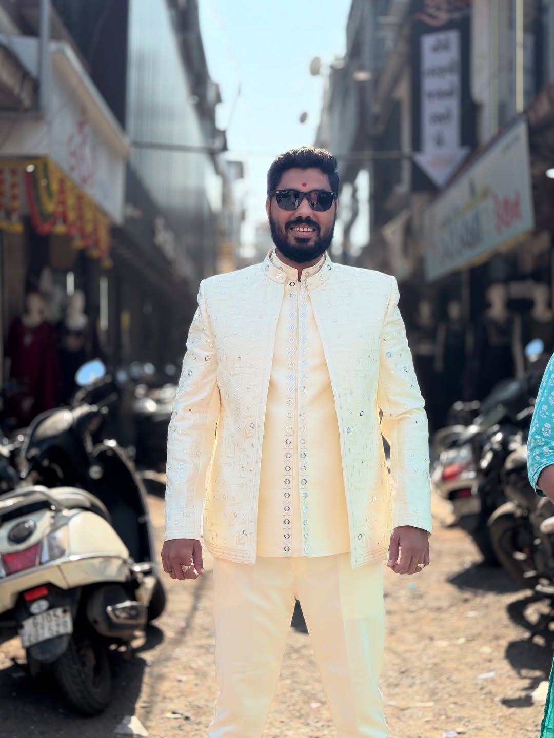 SHAGUN FASHION Men’s Embroidered Indo-Western Set with Designer Jacket | Wedding Wear