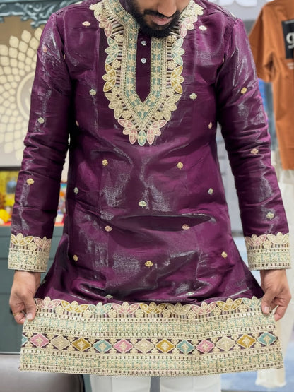 SHAGUN FASHION Embroidered Kurta for Men – Royal Festive Ethnic Wear