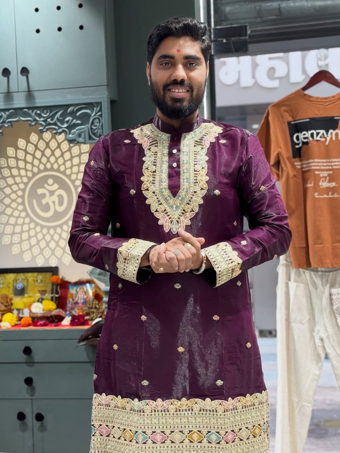 SHAGUN FASHION Embroidered Kurta for Men – Royal Festive Ethnic Wear