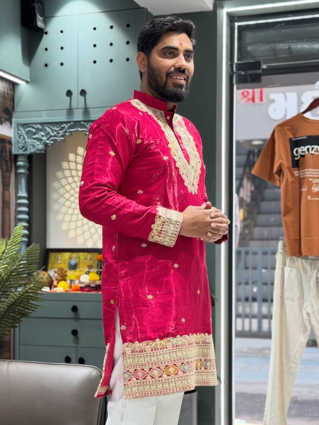 SHAGUN FASHION Embroidered Kurta for Men – Royal Festive Ethnic Wear