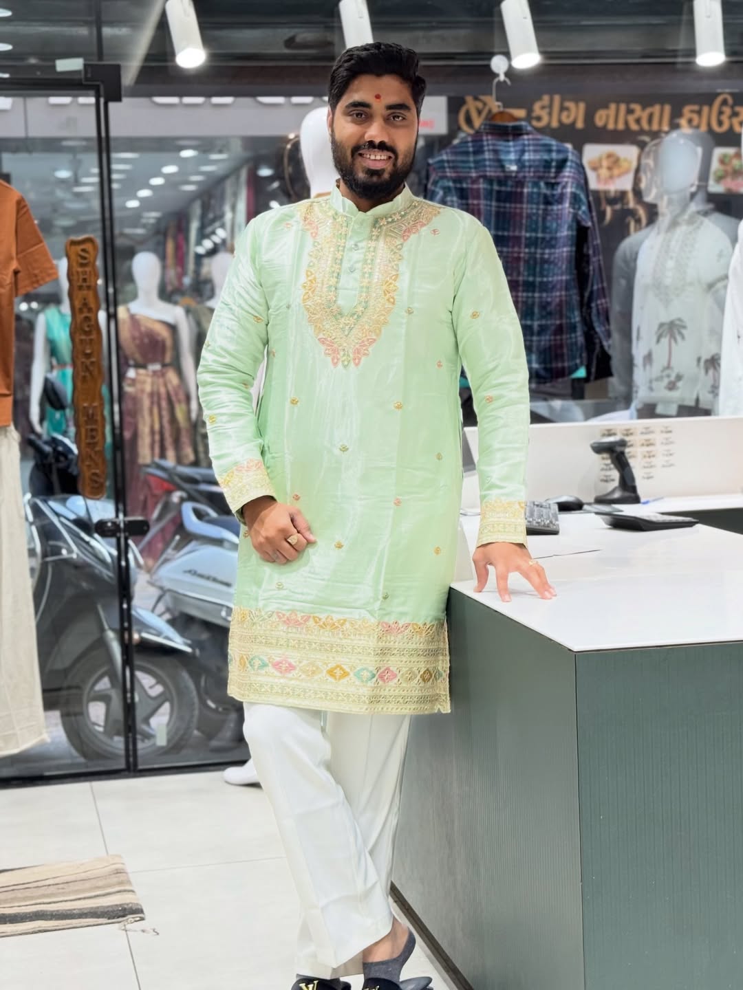 SHAGUN FASHION Embroidered Kurta for Men – Royal Festive Ethnic Wear