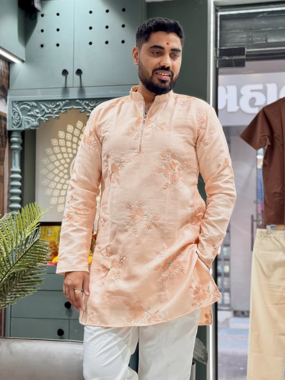 SHAGUN FASHION Floral Embroidered Kurta Set for Men – Festive Wear