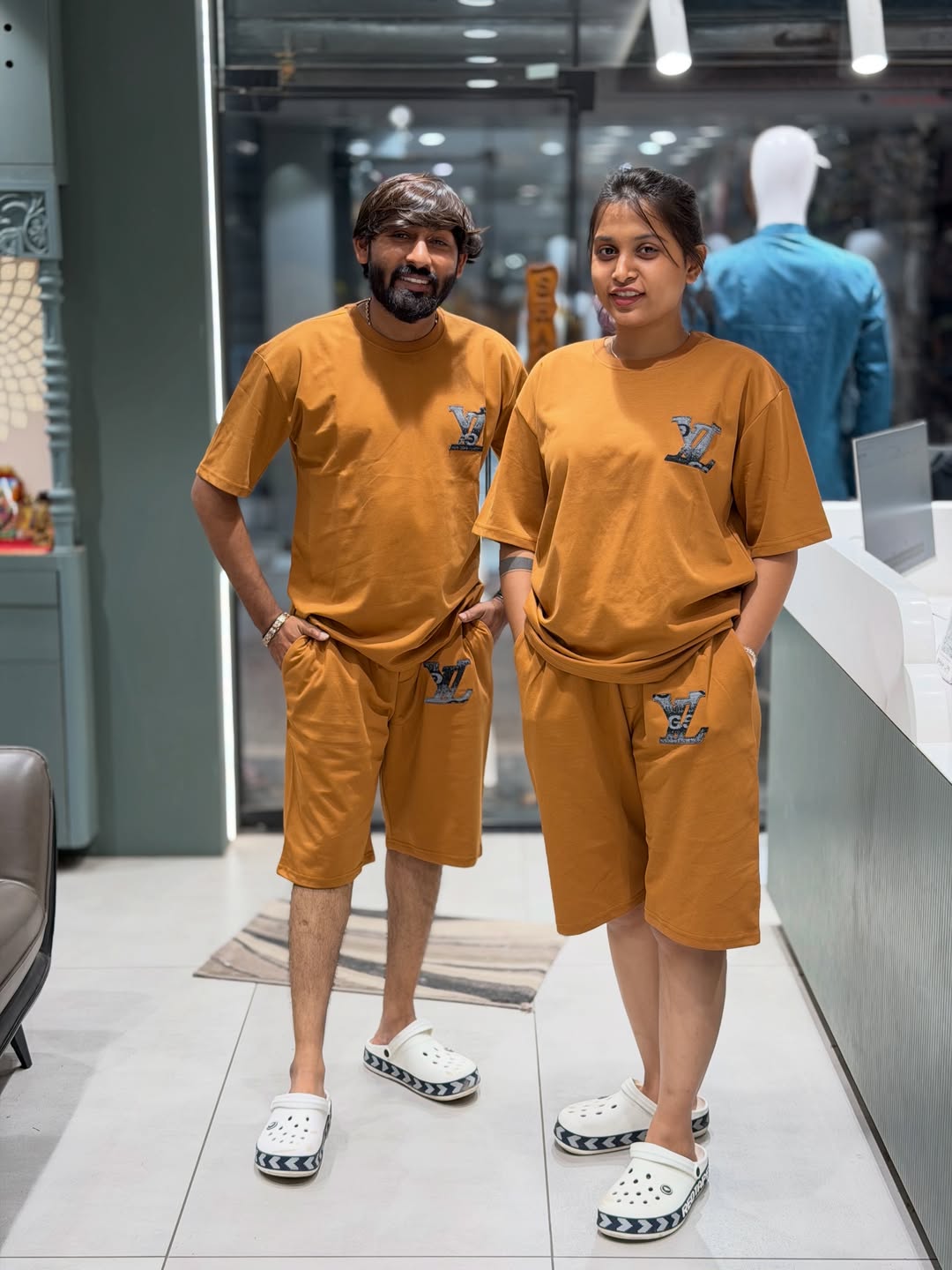 Trendy Couple Co-Ord T-Shirt & Shorts Set | Stylish Daily Wear by SHAGUN FASHION