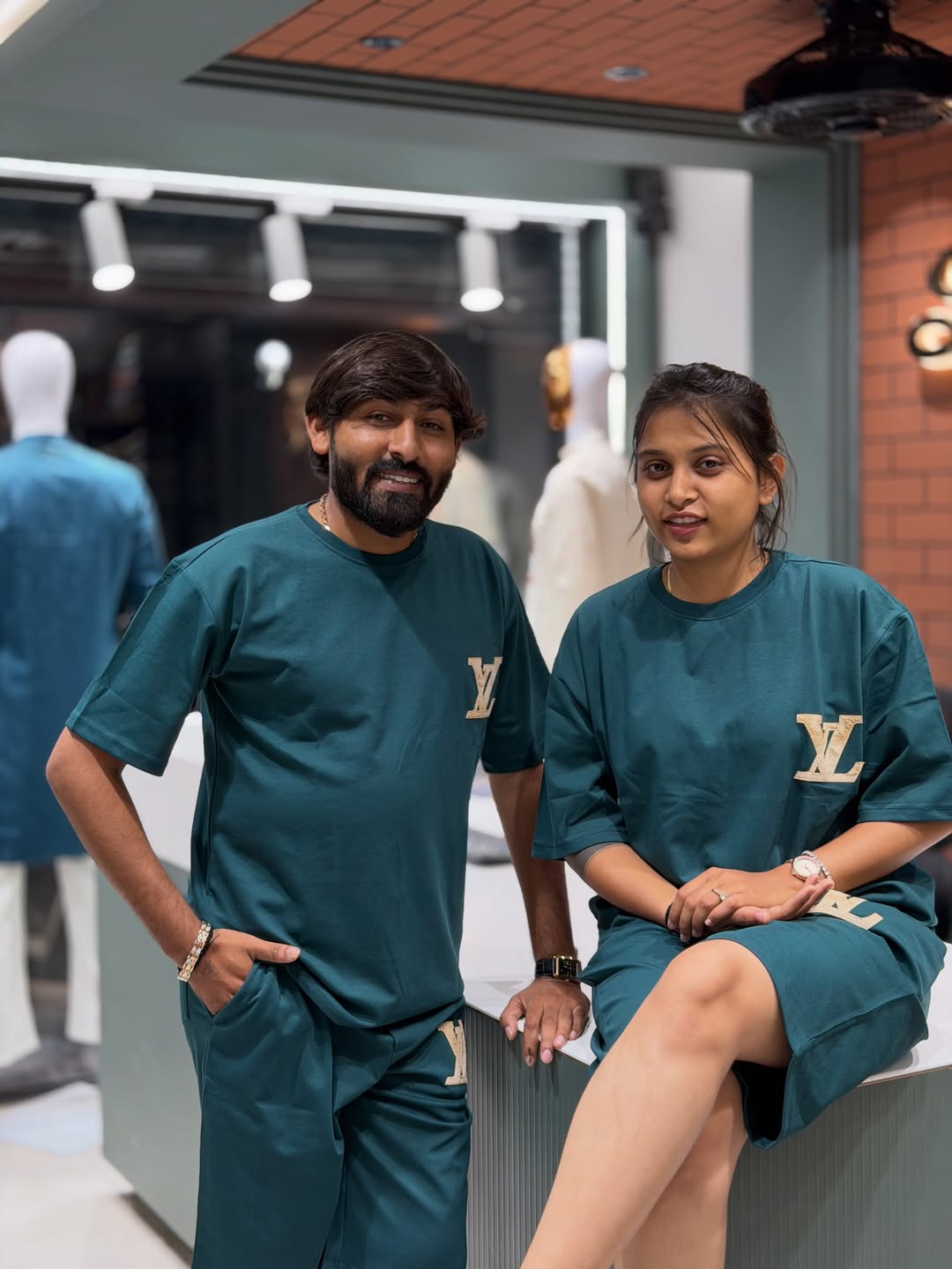 Trendy Couple Co-Ord T-Shirt & Shorts Set | Stylish Daily Wear by SHAGUN FASHION