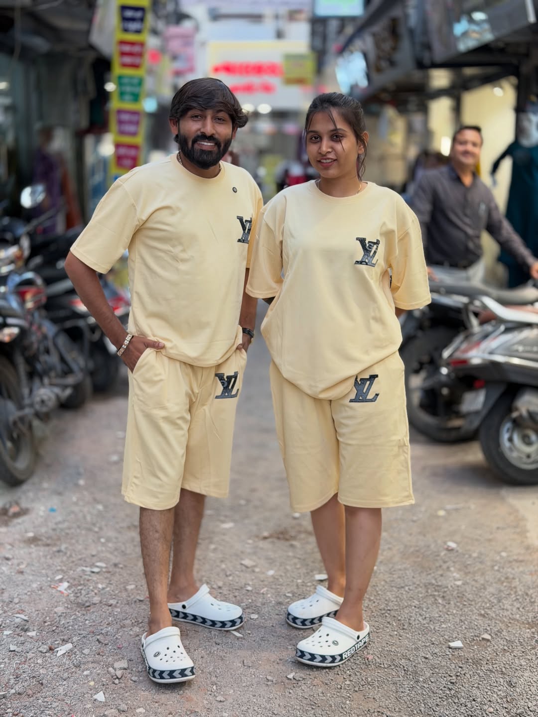 Trendy Couple Co-Ord T-Shirt & Shorts Set | Stylish Daily Wear by SHAGUN FASHION
